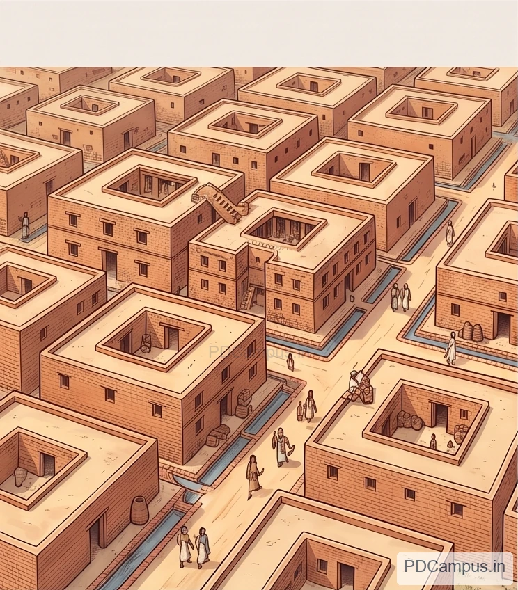 Illustration of mature urban settlements